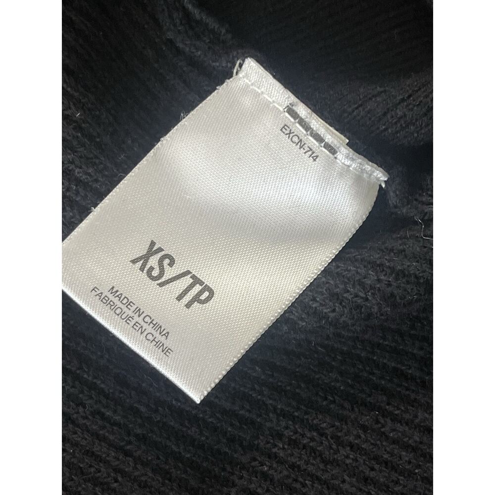 Express ribbed knit sweater women’s Sz. XS black - Picture 7 of 7